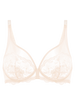 Soutien-gorge avec armature décolleté plongeant - Rose sakura