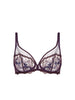Soutien-gorge avec armatures décolleté plongeant - Figue