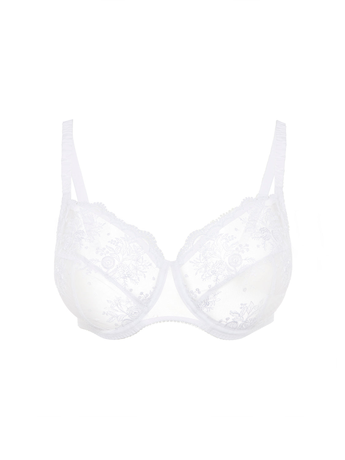 Soutien-gorge avec armature emboitant - Blanc