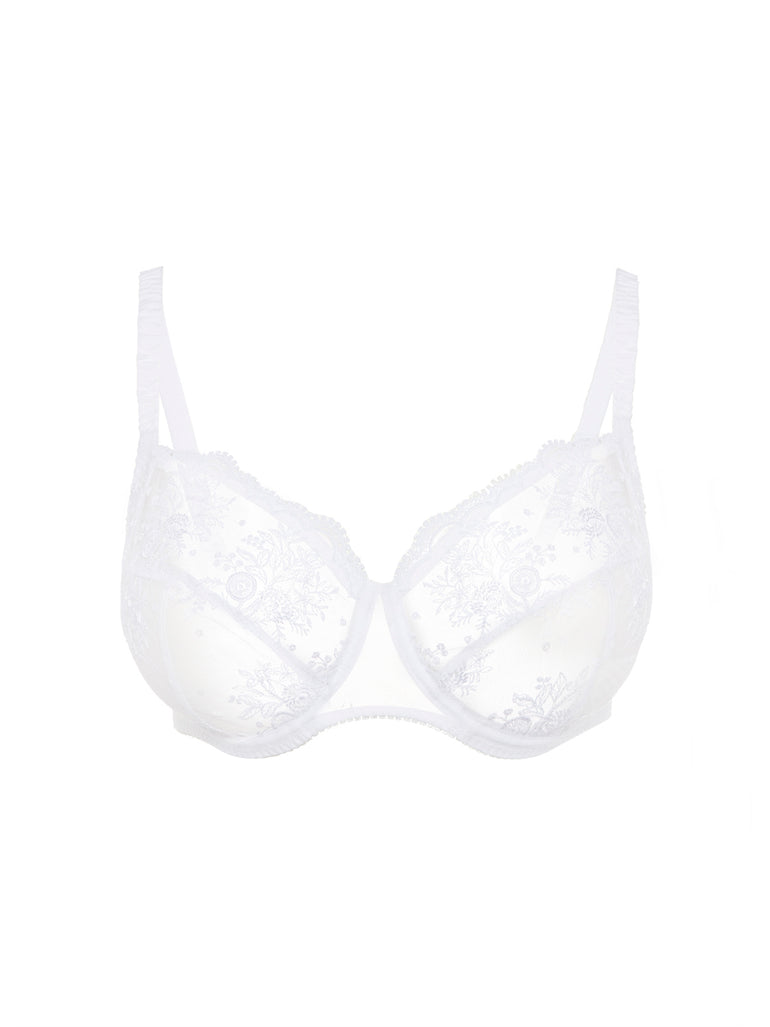 Soutien-gorge avec armature emboitant - Blanc