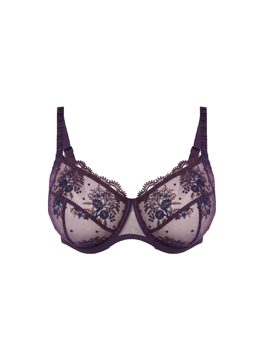 Soutien-gorge avec armatures emboitant - Figue