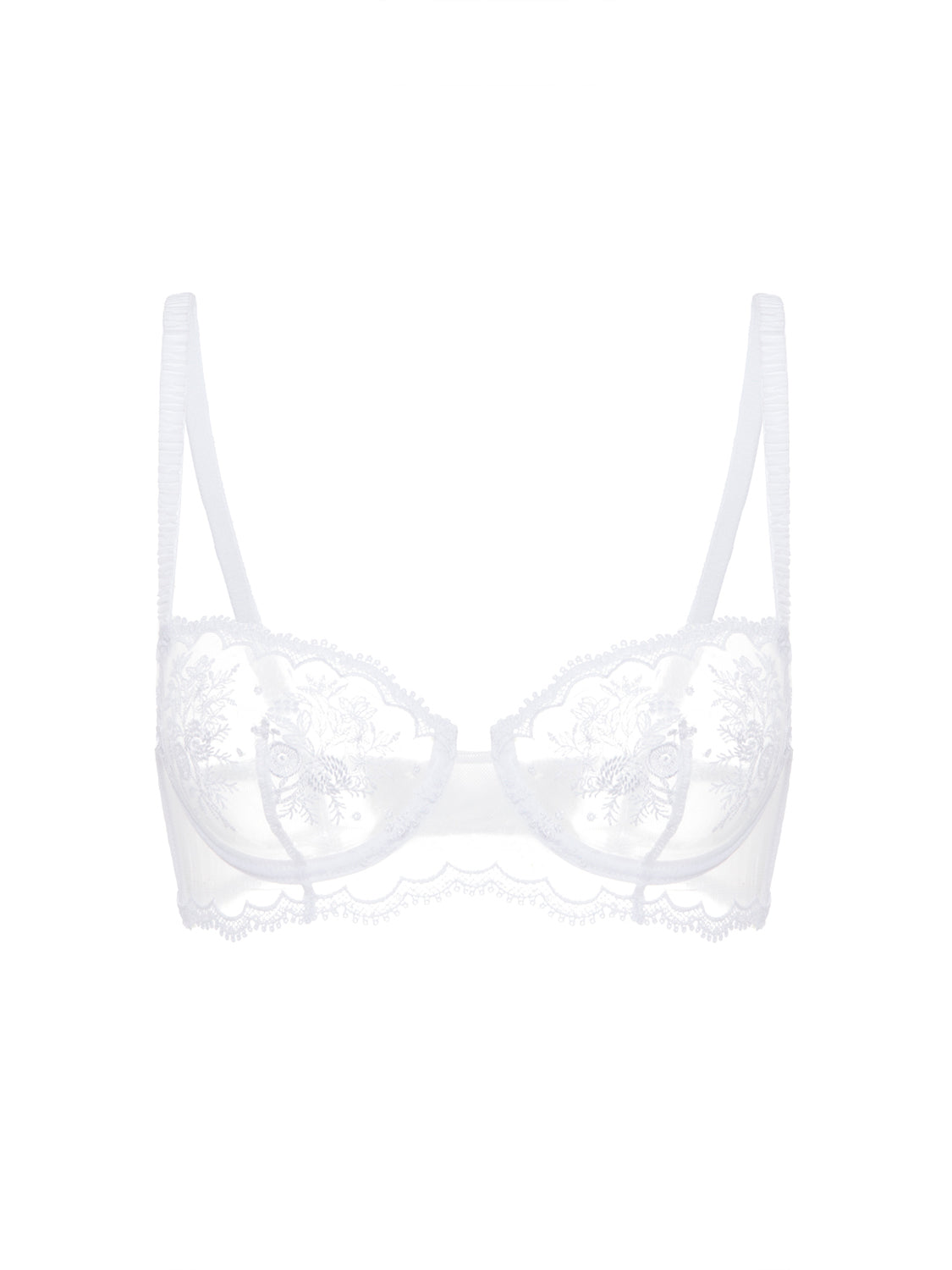 Soutien-gorge corbeille - Blanc