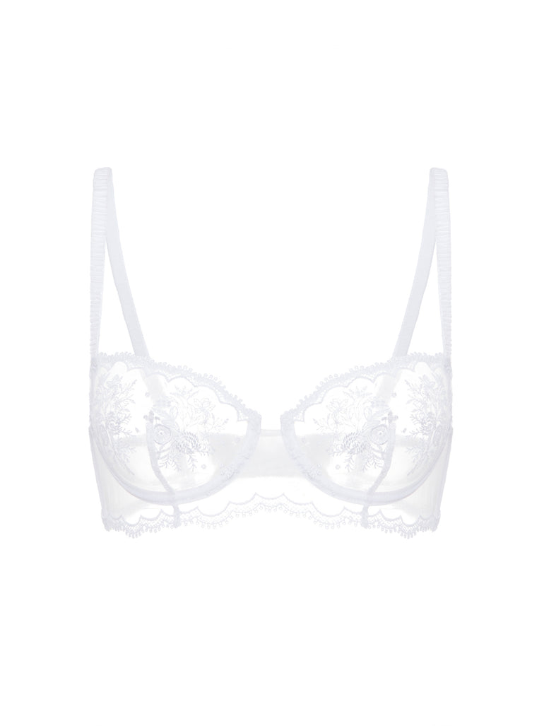 Soutien-gorge corbeille - Blanc