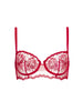 Soutien-gorge corbeille - Rouge Opéra