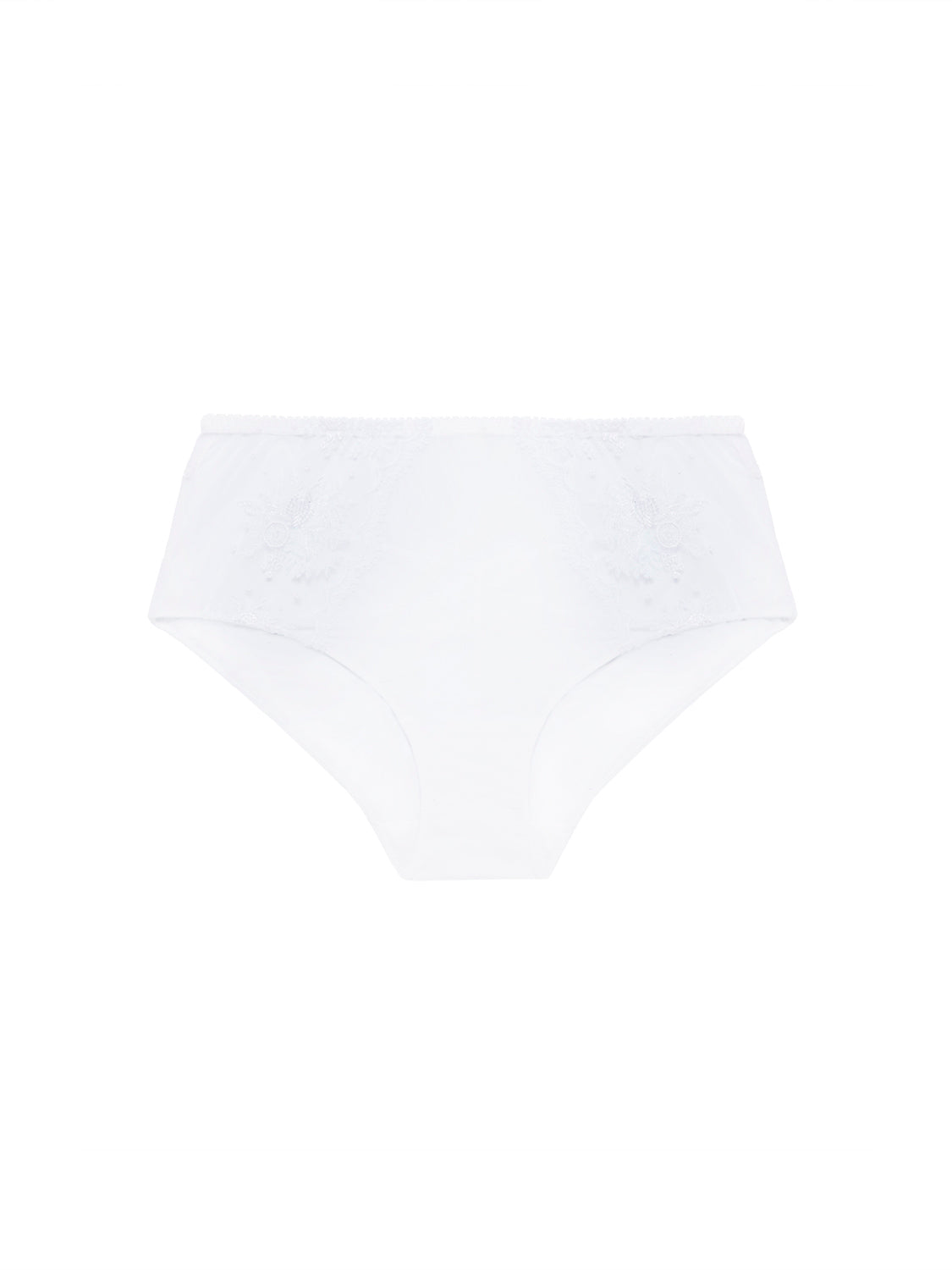 Culotte taille haute - Blanc