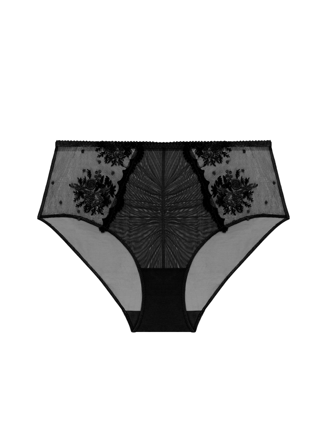 Culotte taille haute - Noir