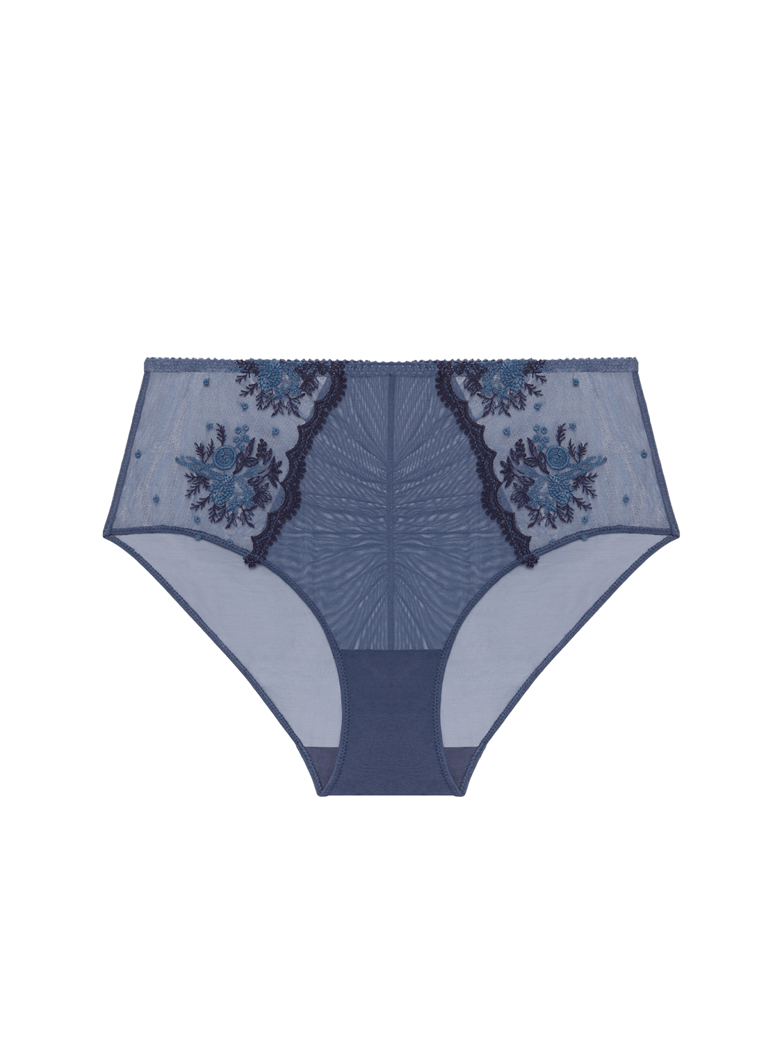 Culotte taille haute - Bleu Cendre