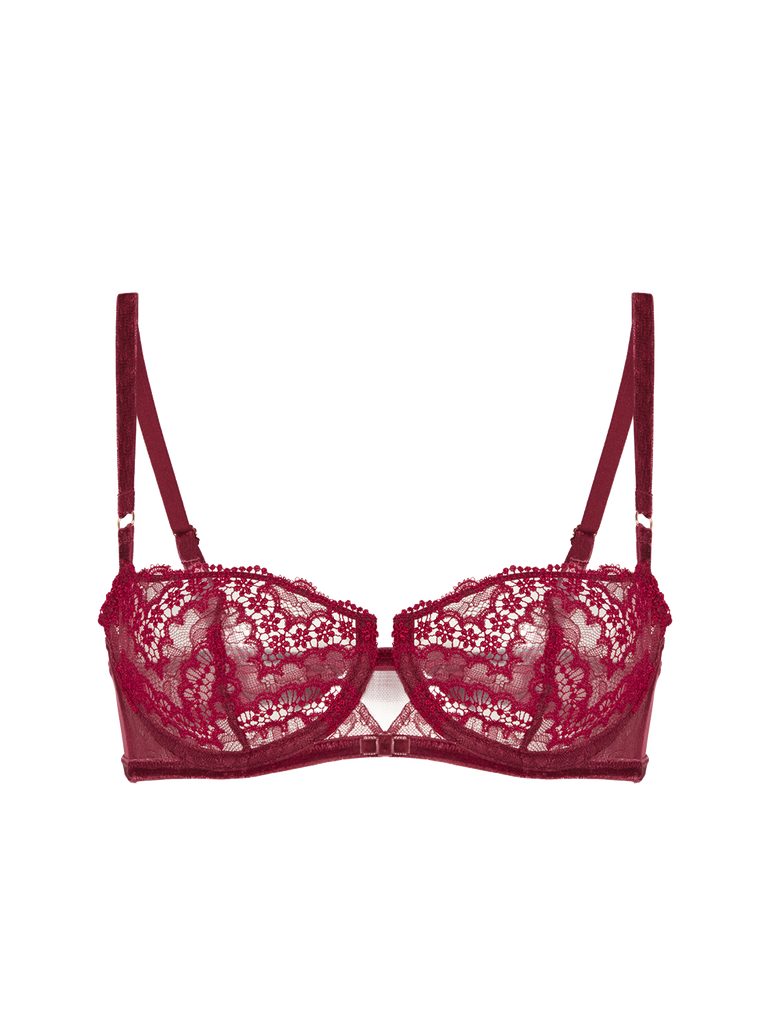 Soutien-gorge corbeille - Rouge Spinelle