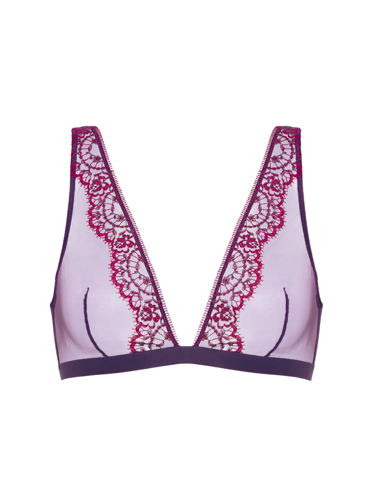 Soutien-gorge triangle sans-armatures - Violet Euphoria