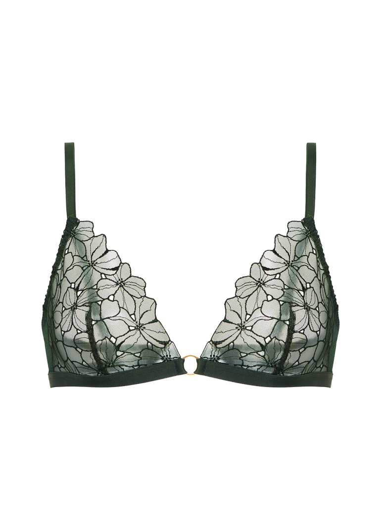 Soutien-gorge triangle sans-armatures - Vert Clover