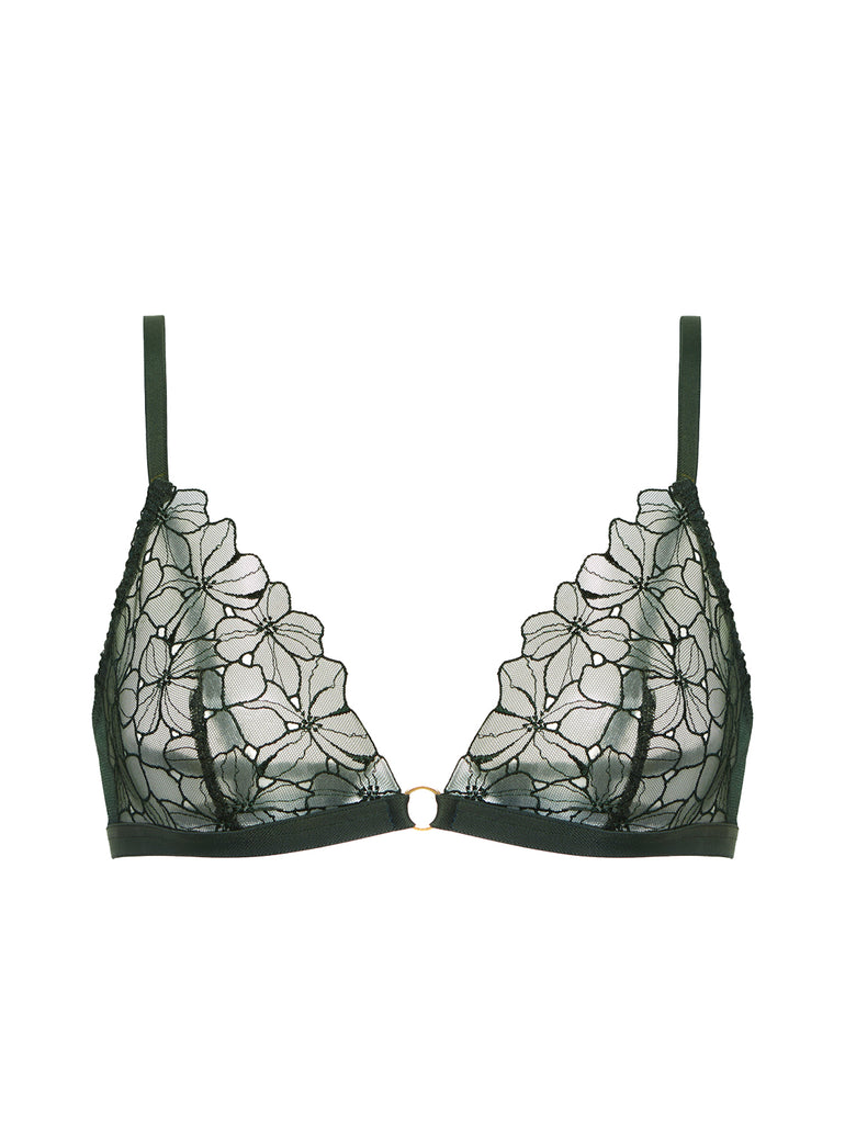 Soutien-gorge triangle sans-armatures - Vert Clover