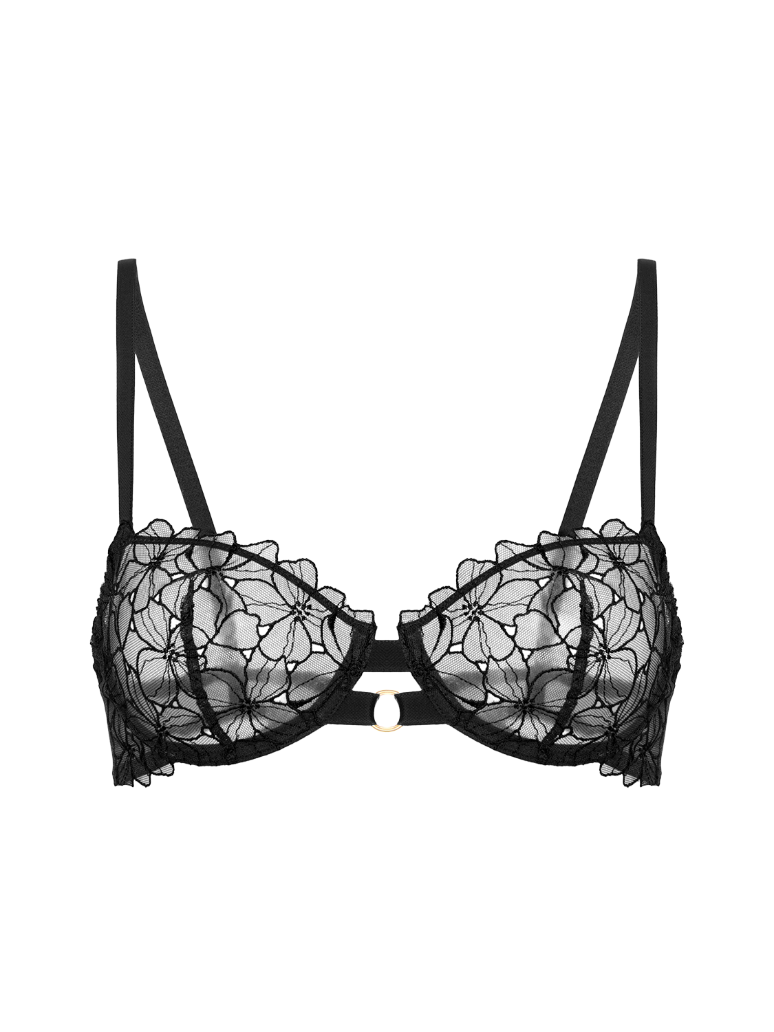 Soutien-gorge corbeille - Noir