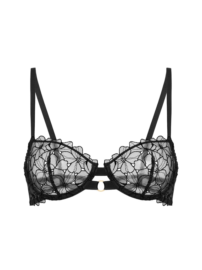Soutien-gorge corbeille - Noir