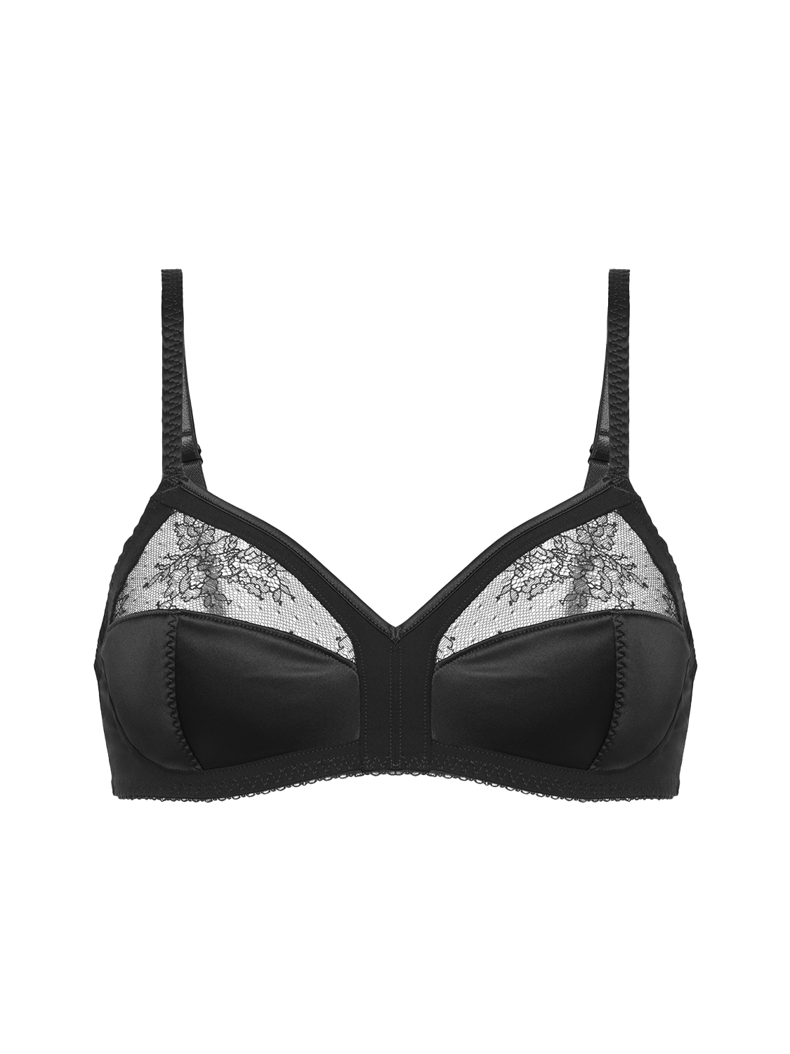 Soutien-gorge triangle sans-armatures - Noir