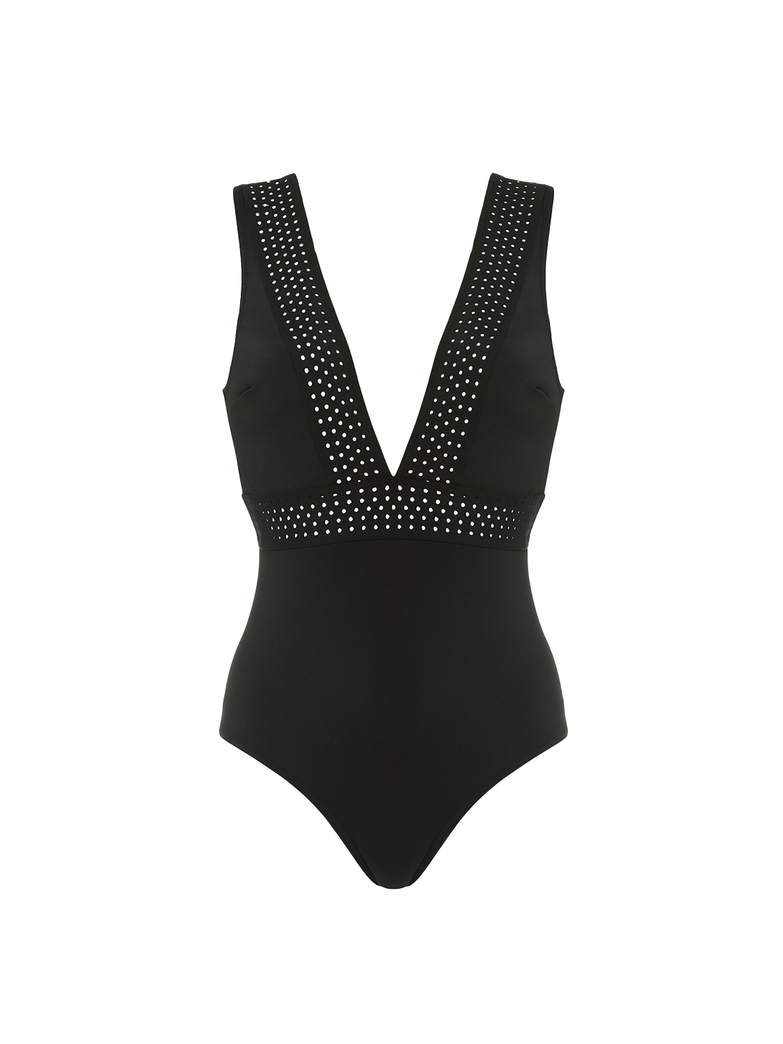 Maillot de bain 1 pièce sans armature - Noir