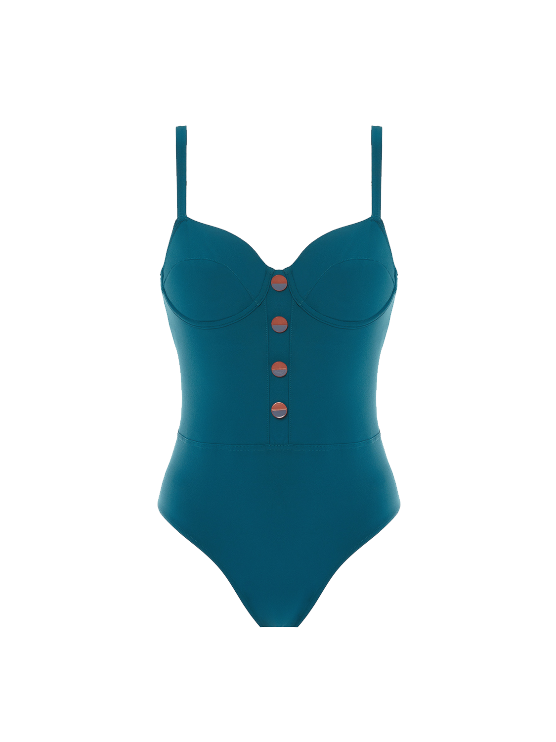 Maillot de bain 1 pièce de bain avec armatures - Bleu mystère