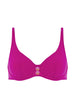 Soutien-gorge Armatures Décolleté Galbé - Rose Hibiscus