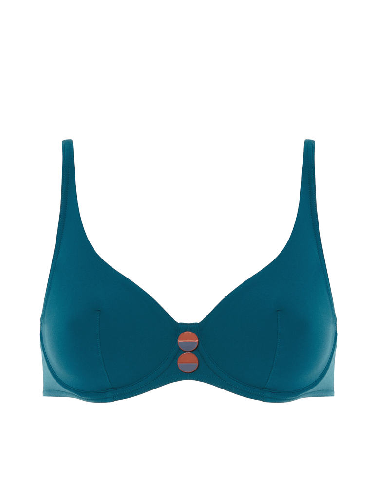 Soutien-gorge Armatures Décolleté Galbé - Bleu mystère