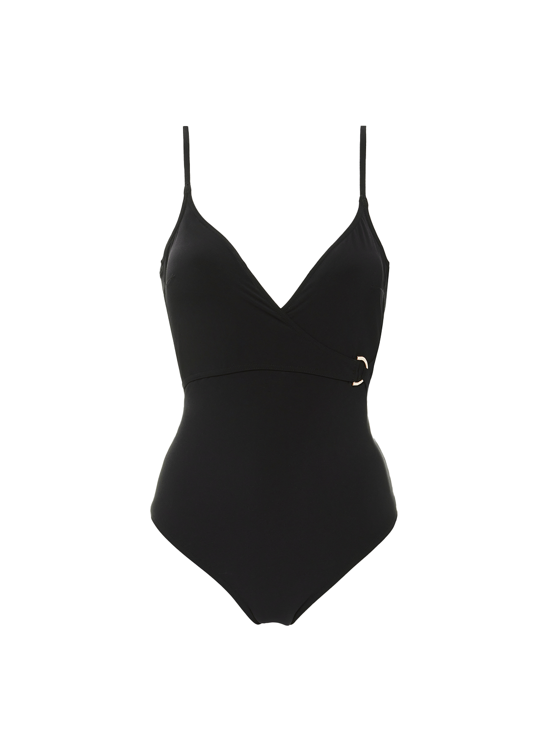 Maillot de bain 1 pièce bonnet mousse sans armature - Noir