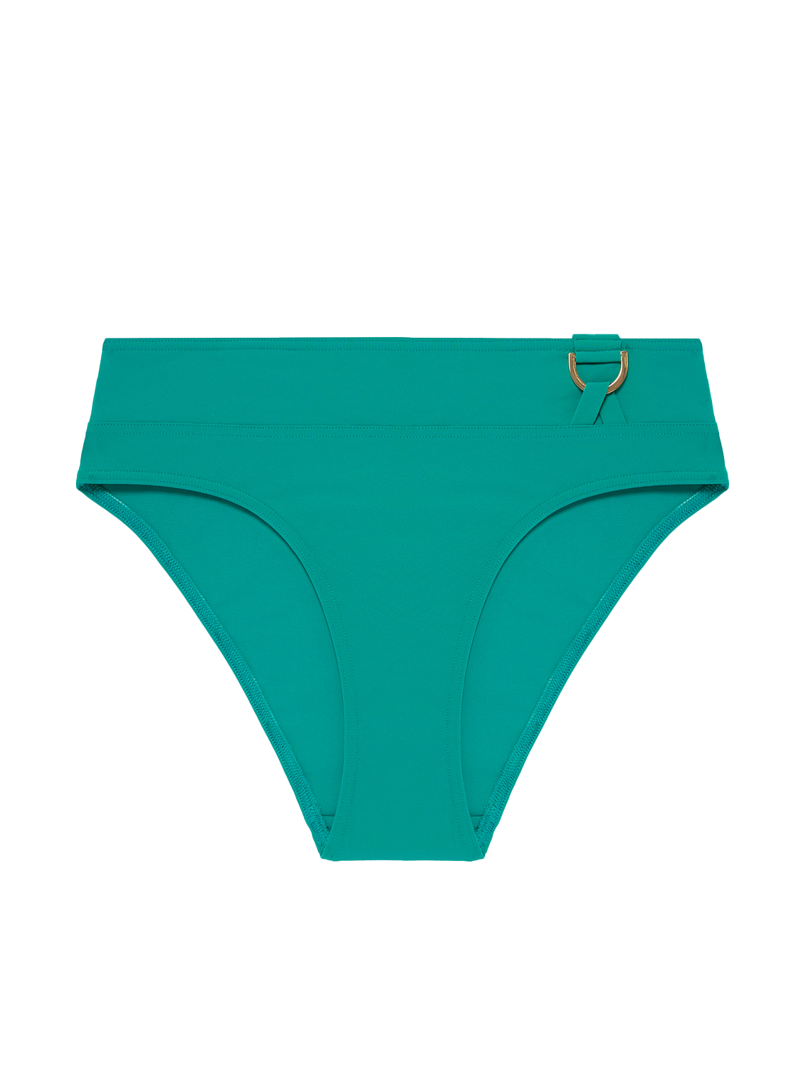 Culotte de bain taille haute - Vert Waterfall