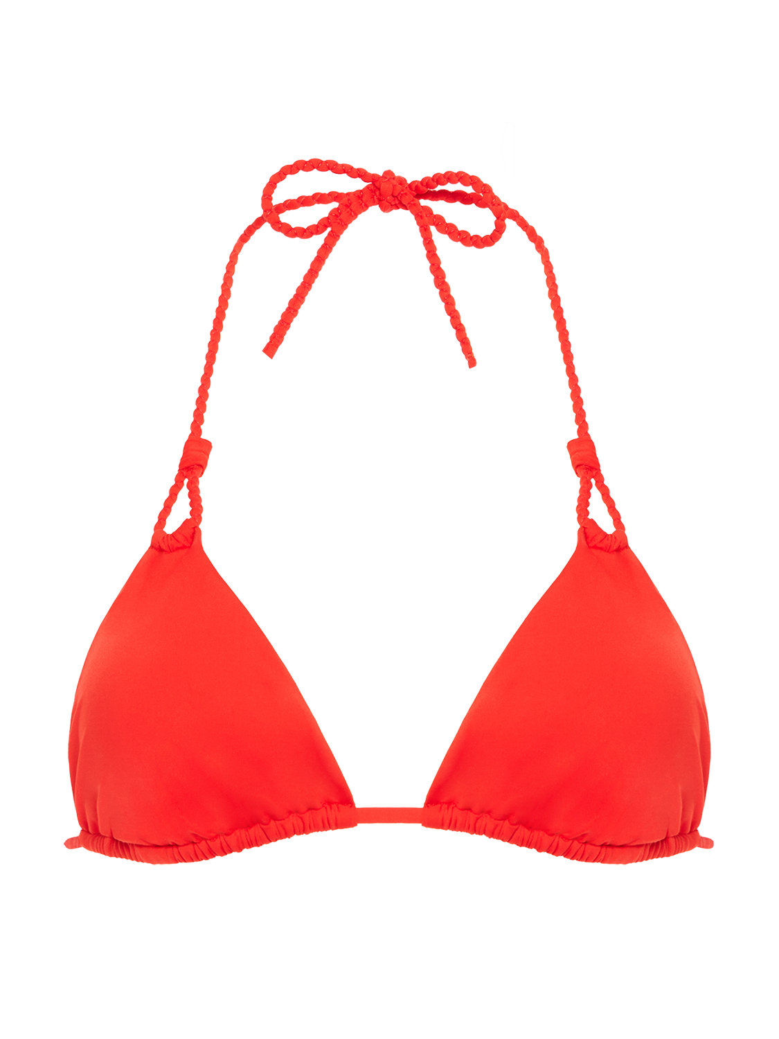 Haut de maillot de bain triangle sans armature - Orange Grenadier