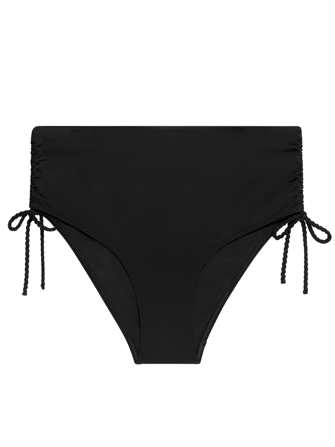 Culotte de bain taille haute - Noir