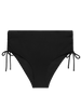 Culotte de bain taille haute - Noir