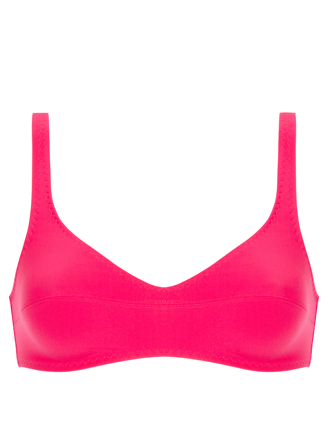 Haut de maillot de bain triangle sans armature - Lipstick