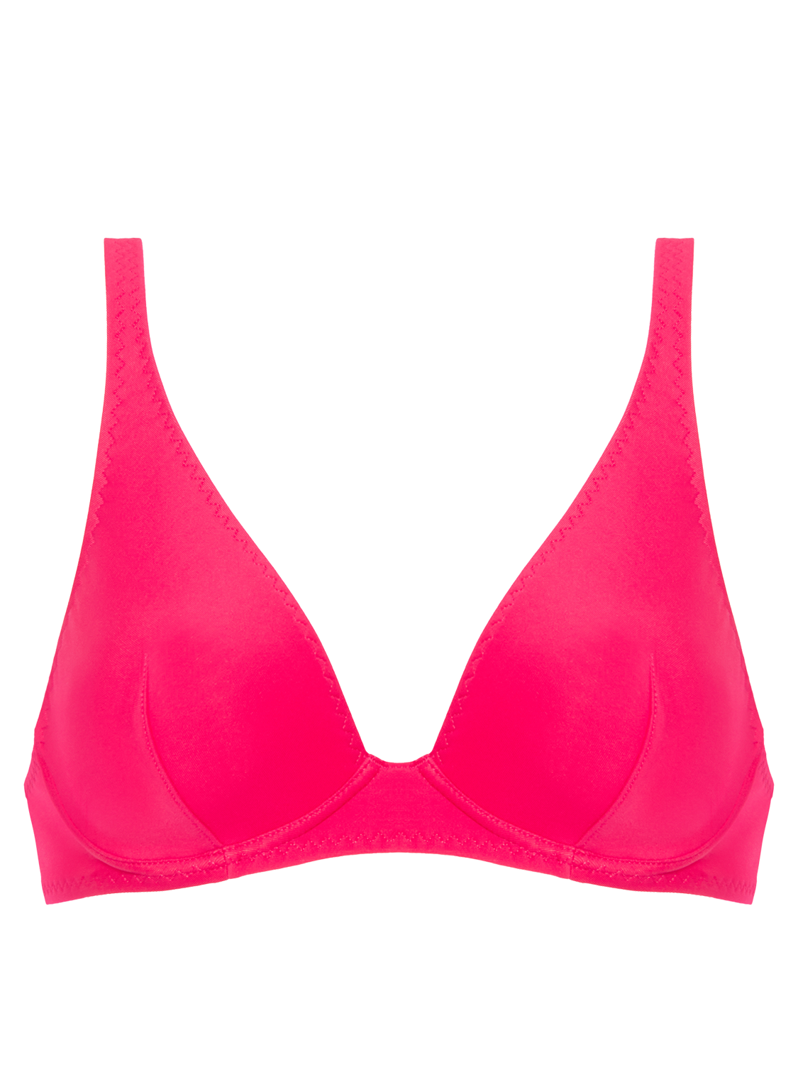 Haut de maillot de bain triangle avec armatures - Lipstick