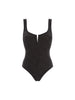 Maillot de bain 1 pièce sans armature - Noir