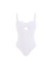 Maillot de bain une pièce bandeau - Blanc