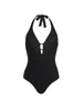 Maillot de bain 1 pièce sans armature - Noir