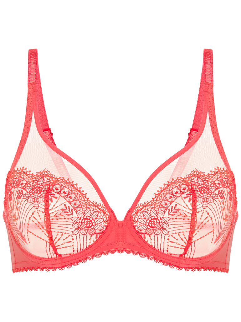 Soutien-gorge avec armature décolleté plongeant - Coralia