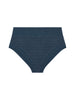 Culotte taille haute - Bleu pétrole