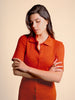 Robe longue - Orange Grenadier