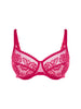Soutien-gorge avec armatures décolleté carré - Cranberry