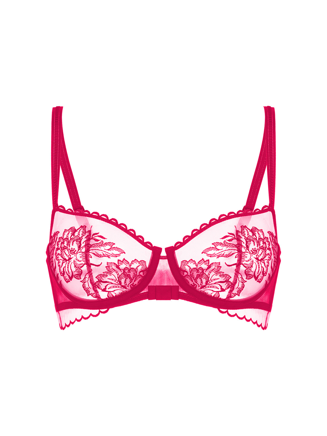 Soutien-gorge corbeille - Cranberry