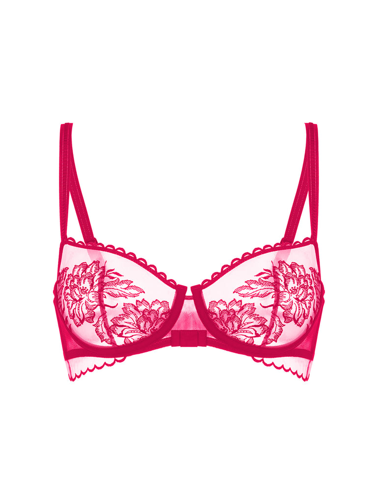 Soutien-gorge corbeille - Cranberry