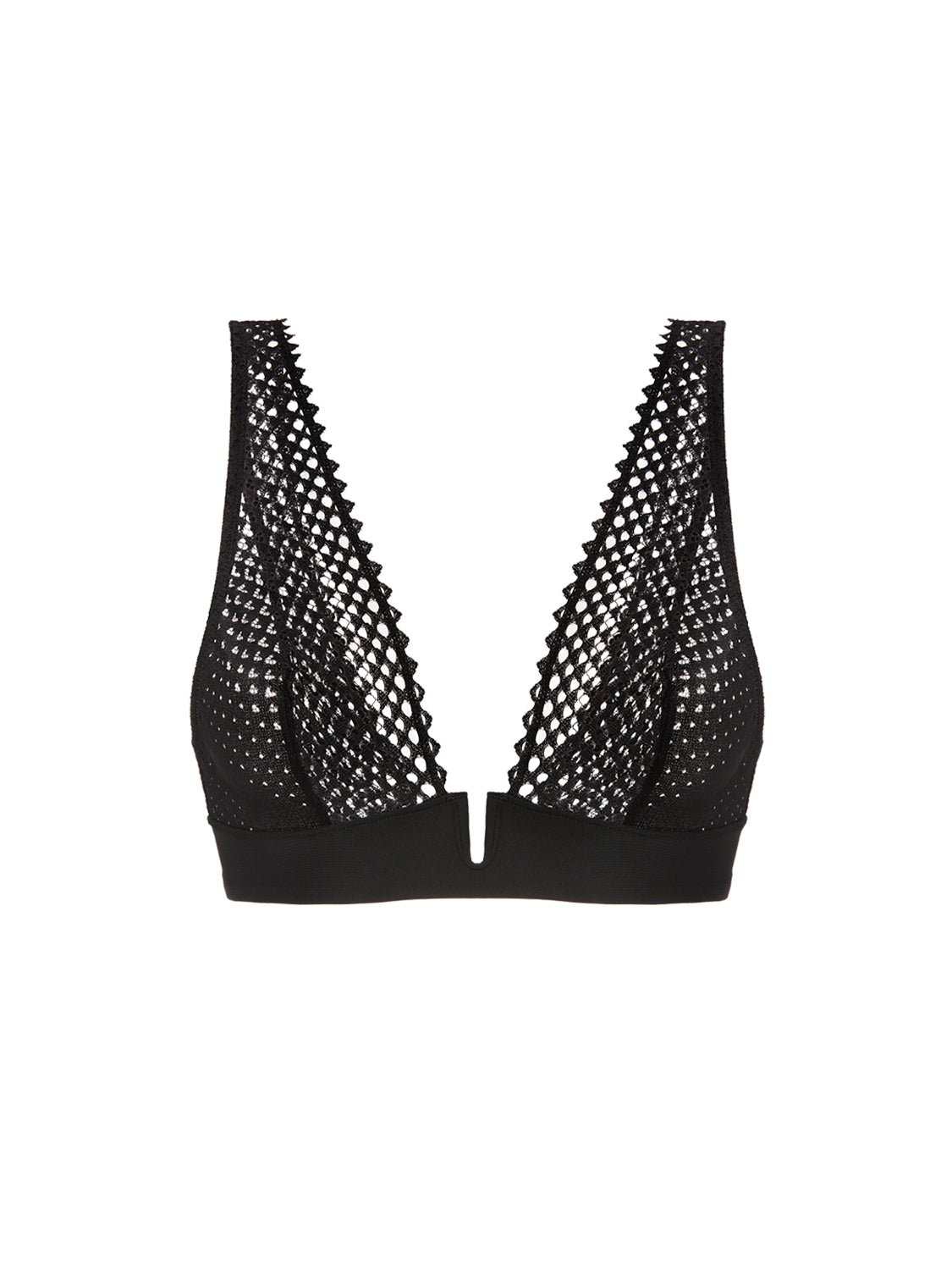 Soutien-gorge triangle sans armatures - Noir