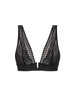 Soutien-gorge triangle sans armatures - Noir