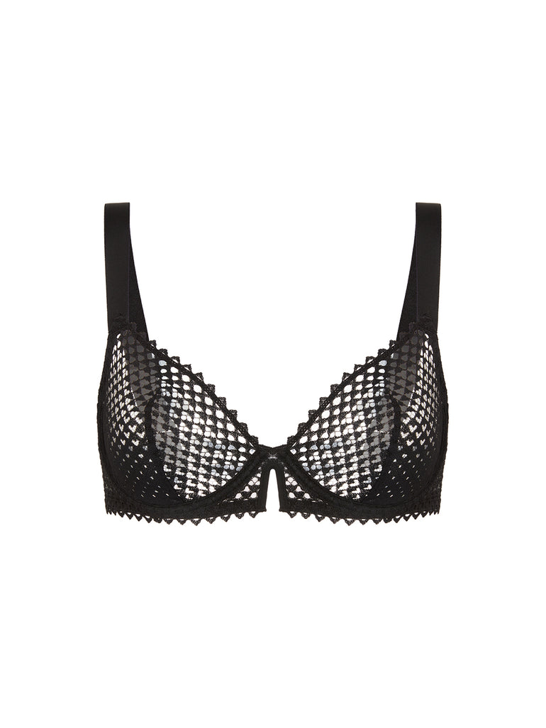 Soutien-gorge corbeille - Noir