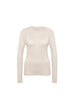 Top met lange mouwen - Beige gemêleerd