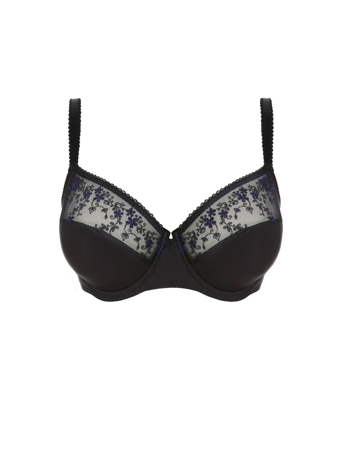 Soutien-gorge avec armature emboitant - Noir