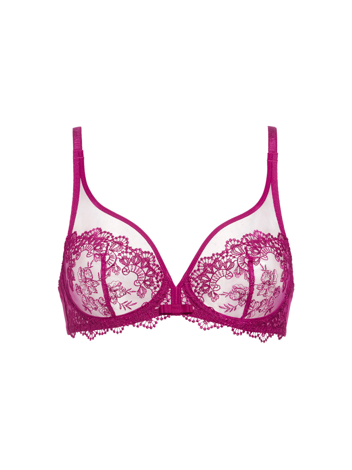 Diepe beugelbeha - Verleidingsroze