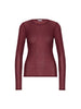 Top manches longues - Rouge d'automne