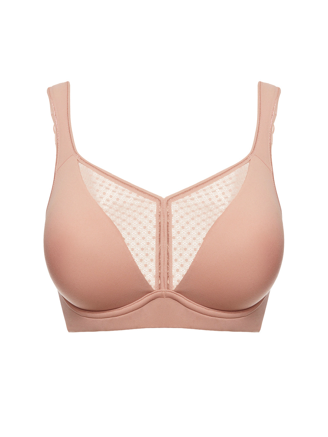 Brassière de sport avec armatures - Rose Yogi