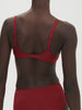 Soutien-gorge sans-armatures structuré - Rouge Tango