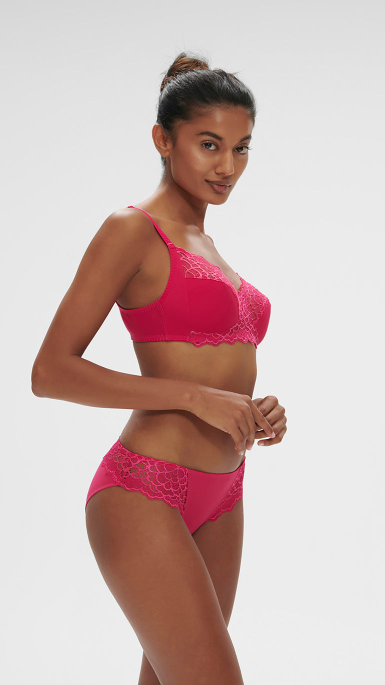 Soutien-gorge sans-armatures structuré - Rose Teaberry