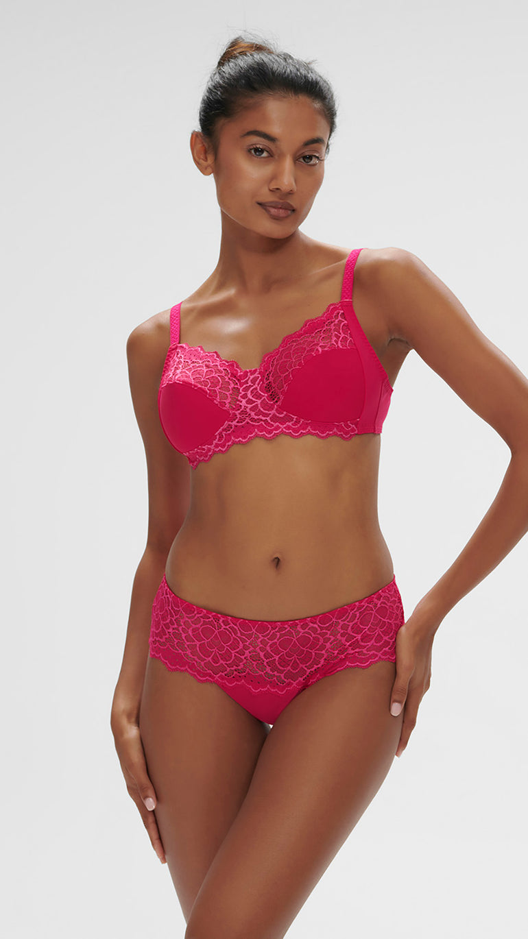 Soutien-gorge sans-armatures structuré - Rose Teaberry