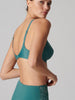 Soutien-gorge sans-armatures structuré - Vert Boréal